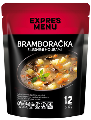EXPRES MENU Bramboračka s lesními houbami, 2 porce