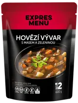 EXPRES MENU Hovězí vývar se zeleninou, 2 porce