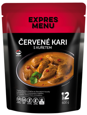 EXPRES MENU Červené kari s kuřetem, 2 porce