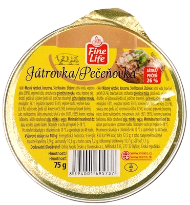 Fine Life Paštika Játrová