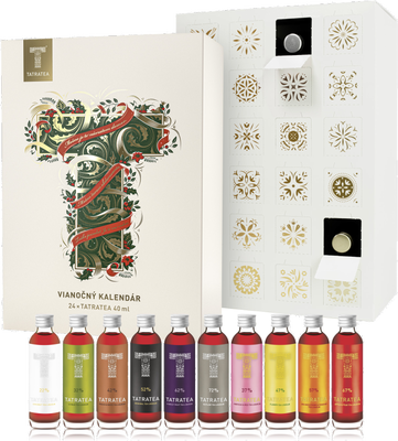 Tatratea Adventní kalendář mix 24x40ml (dárkové balení)