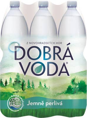Dobrá voda Jemně perlivá 6x1,5l