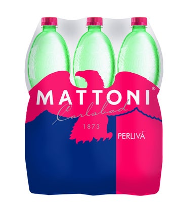 Mattoni Perlivá přírodní minerální voda 6x1,5l