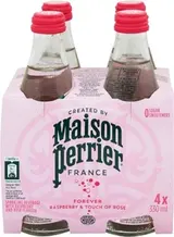 Perrier Maison Perrier Raspberry & Rose 4x330ml sklo
