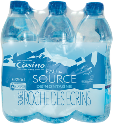 Casino Eau de Saurce de Montagne, alpská voda 6x500ml