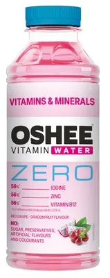 Oshee Vitamínová voda Minerály & vitamíny Zero