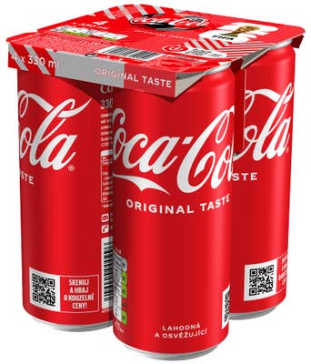 Coca-Cola Multipack, plech 4x330ml