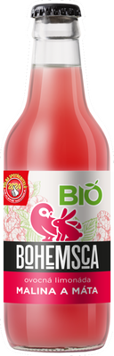 Bohemsca BIO Zahradní limonáda Malina & Máta