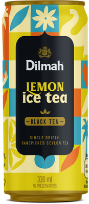 Dilmah Černý Čaj Citrón 0,33l plech