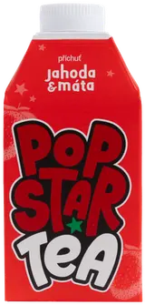 Popstar Tea ledový čaj s příchutí jahody a máty