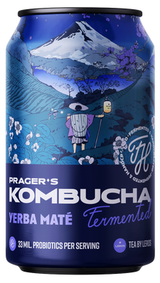 PRAGER'S Kombucha Yerba Maté