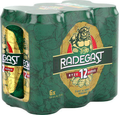 Radegast Ryze Hořká 12 plech 6x500ml
