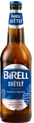 Birell světlý nealkoholický, sklo