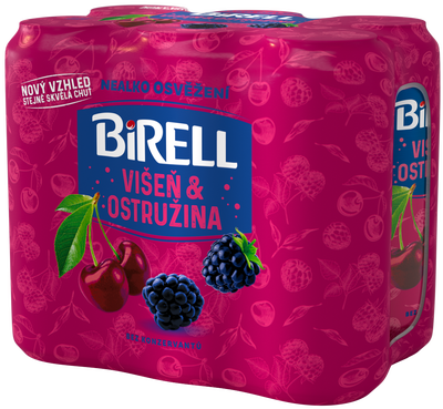 Birell Višeň a Ostružina 6x0,5l