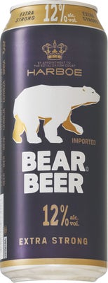 Harboe Bear Beer 12% Extra Strong plech