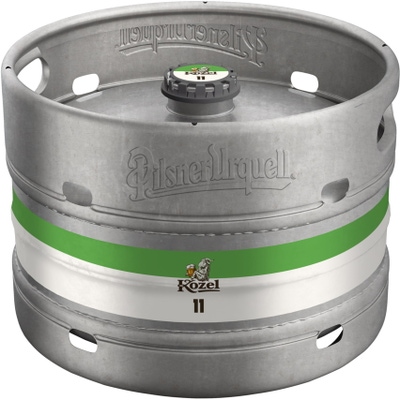 Velkopopovický Kozel 11, světlý ležák, KEG