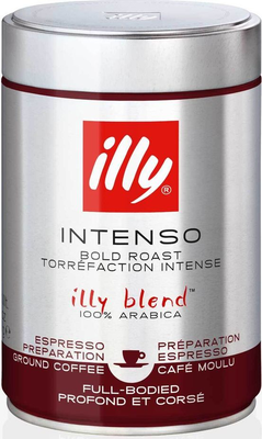 illy Intenso mletá káva