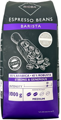 Rioba Silver 55% Arabica káva zrno