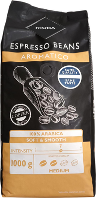 Rioba Platinum 100% Arabica zrnková káva