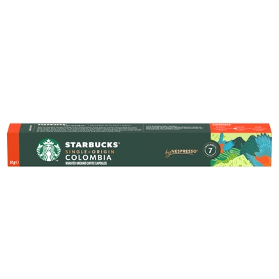 Starbucks® Single-Origin Colombia by NESPRESSO®, Medium Roast kávové kapsle, 10 kapslí v balení