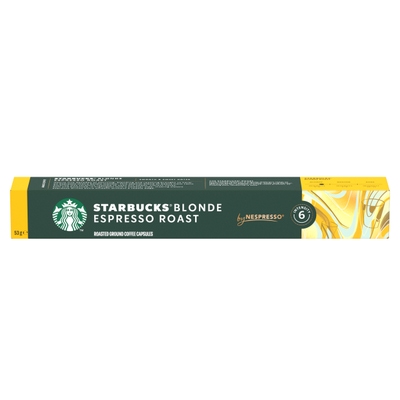 Starbucks® Blonde Espresso Roast by NESPRESSO®, Blonde Roast kávové kapsle, 10 kapslí v balení