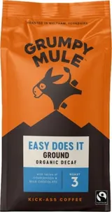 Grumpy Mule BIO SCA 83 mletá káva bez kofeinu Arabica