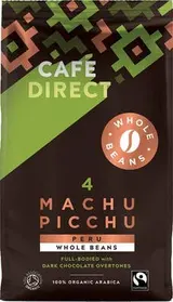 Cafédirect BIO Machu Picchu SCA 82 zrnková káva Arabica