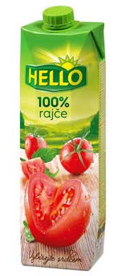 Hello 100% Rajčatová šťáva z koncentrátu