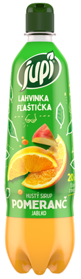Jupí Hustý sirup Pomeranč-Jablko