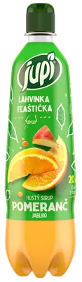 Jupí Hustý sirup Pomeranč-Jablko