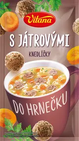 Vitana Do hrnečku polévka s játrovými knedlíčky