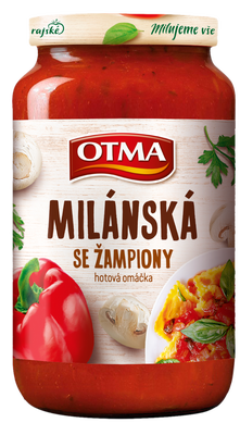 Otma Milánská se žampiony