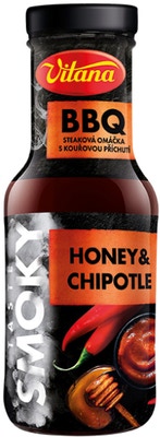 Vitana Smoky BBQ steaková omáčka Med a Chipotle