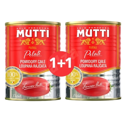 Mutti Rajčata loupaná 2 x 400g