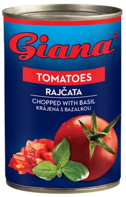 Giana Rajčata krájená s bazalkou