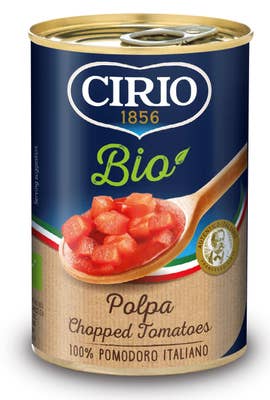 Cirio BIO Rajčata loupaná krájená