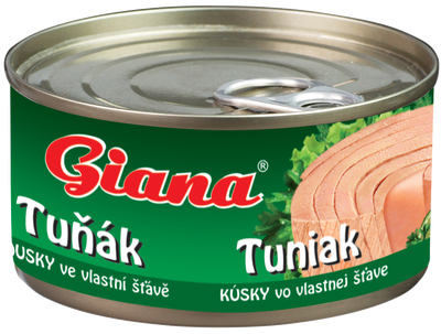 Giana Tuňák kousky ve vlastní šťávě