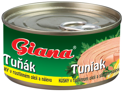 Giana Tuňák kousky v rostlinném oleji