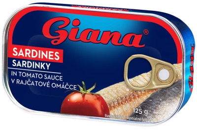 Giana Sardinky v tomatové omáčce