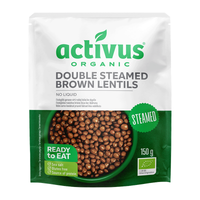 Activus ORGANIC hnědá čočka bez nálevu