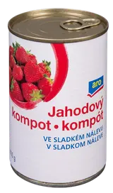 ARO Kompot jahodový ve sladkém nálevu