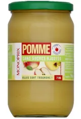 Monoprix Jablečné pyré bez přidaného cukru