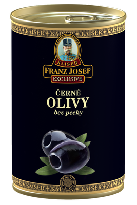 Franz Josef Kaiser Černé olivy ve slaném nálevu bez pecky
