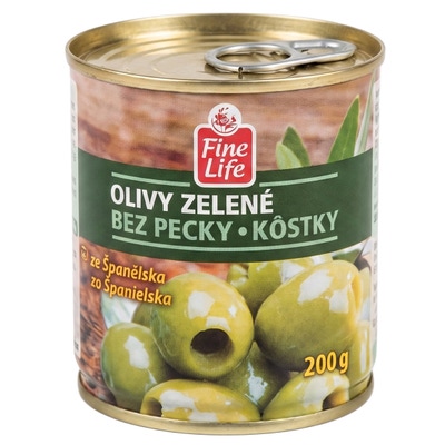 Fine Life Olivy zelené bez pecky