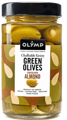 Olymp Zelené olivy s mandlí