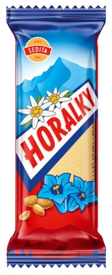 Sedita Horalky Oplatka s arašídovo-krémovou náplní v kakaové polevě