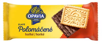 Opavia Zlaté Polomáčené sušenky hořké