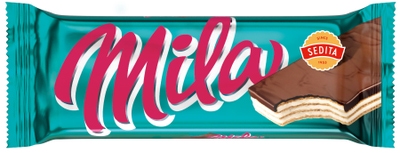 Sedita Mila Oplatky s mléčnou krémovou náplní v kakaové polevě