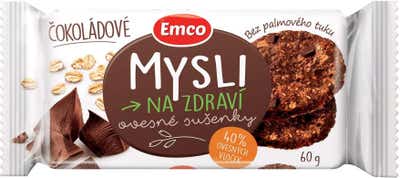Emco Mysli na zdraví Ovesné sušenky čokoládové