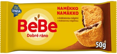 Opavia cereální bochánek BeBe Dobré Ráno Naměkko, kakaová náplň